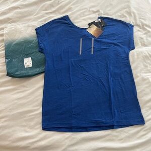 Brand Women’s New On Running Cloud Athletic Tee T-Shirt XS Indigo Blue